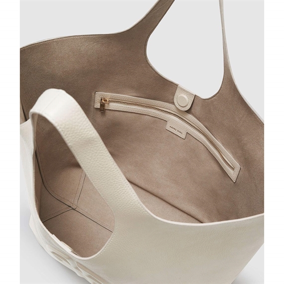 Anine Bing Lili Tote, Beige 